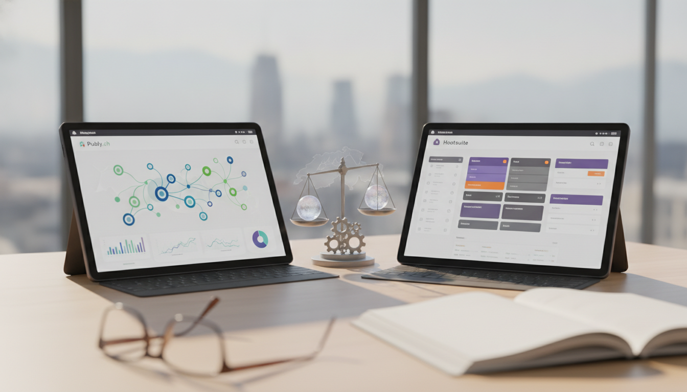 Publy.ch vs. Hootsuite: Welches Tool ist besser für KMU?