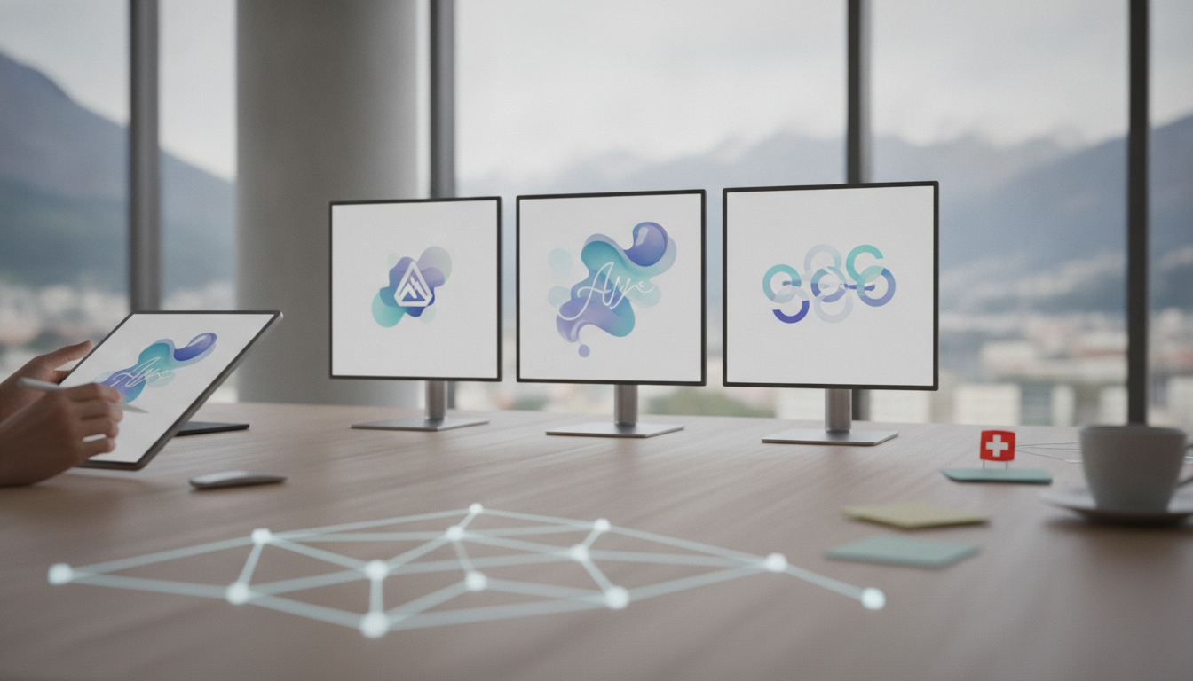 Welches KI-Tool erstellt Social Media Designs passend zu meinem Logo und Schriften?